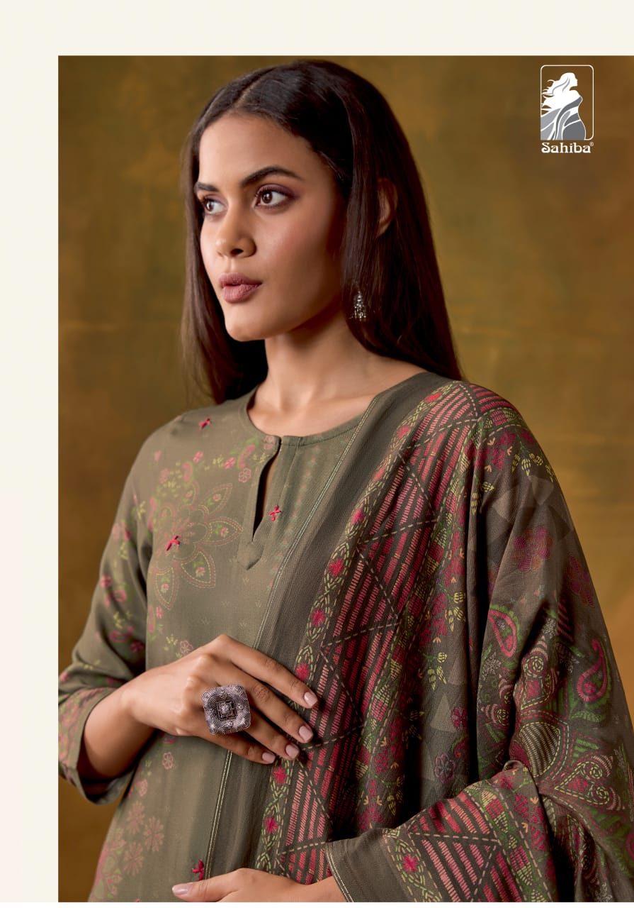 Rehana By Sahiba Staple Twill Printed Dress Material Wholesale Shop In Surat
